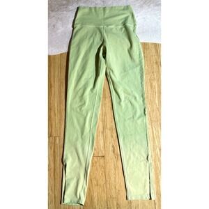 Electric & Rose womens Pale Green seamless leggings Ankle Slit size XS‎ $108